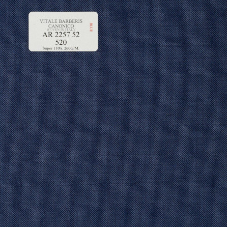 AR 2257 52 CANONICO - 100% Wool - Xanh Dương Trơn